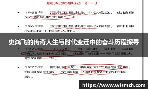 VSport史鸿飞的传奇人生与时代变迁中的奋斗历程探寻
